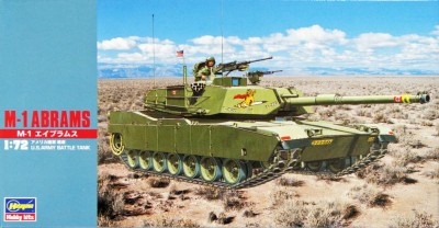 HASEGAWA MT33 1:72 US Army Battle Tank M-1 ABRAMS