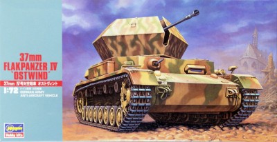 HASEGAWA MT47 1:72 37mm FLAK Panzer IV "Ostwind"
