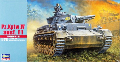 HASEGAWA MT41 1:72 Pz Kpfw IV Ausf. F1
