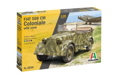 ITALERI 6550 1:35 Fiat 508 CM Coloniale with Crew
