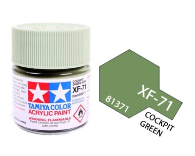 Tamiya Acrylic 81371 XF-71 Cockpit Green (IJN) 23ml [MATT]