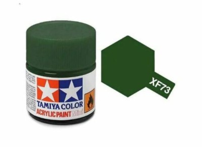 Tamiya Acrylic 81773 XF-73 Dark Green (JGSDF) 10ml [MATT]