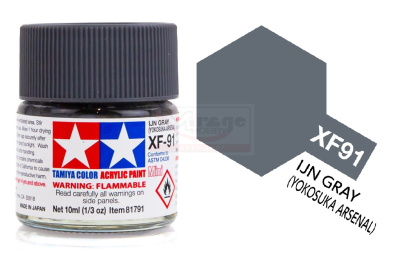 TAMIYA Acrylic 81791 XF-91 IJN GRAY (Yokosuka Arsenal) 10ml [MATT]