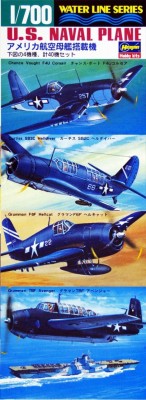 HASEGAWA 44514 1:700 U.S. Naval Plane Set (Carrier Based)