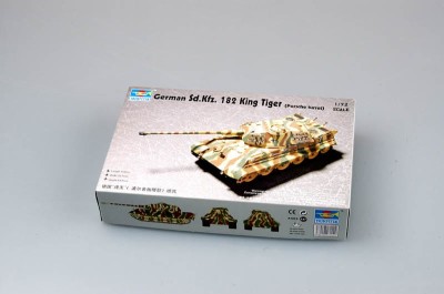 TRUMPETER 07202 1:72 German Sd.Kfz.182 King Tiger (Porsche turret)