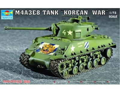 TRUMPETER 07229 1:72 M4A3E8 Sherman TANK (T80 Track) 