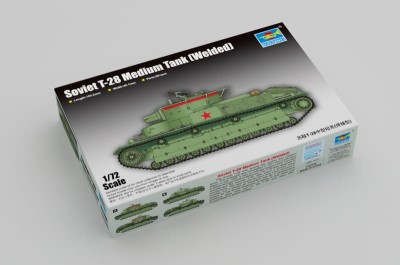 TRUMPETER 07150 1:72 Soviet T-28 Medium Tank (Welded)