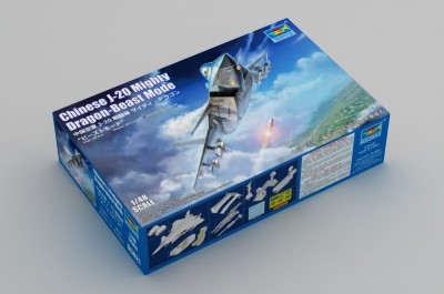 TRUMPETER 05821 1:48 Chinese J-20 Mighty Dragon-Beast