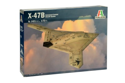 ITALERI 1421 1:72 US NAVY X-47B Unmanned Combat Aircraft System