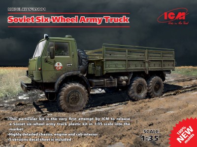 ICM 35001 1:35 Soviet Six-Wheel Army Truck (new molds)