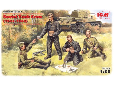 ICM 35351 1:35 Soviet Tank Crew 1943-1945 (4 figures)