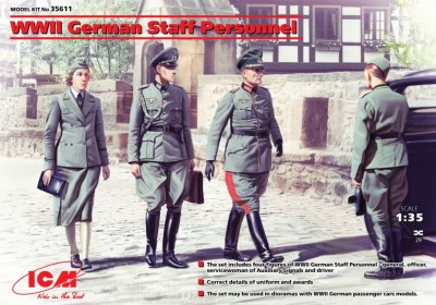 ICM 35611 1:35 WWII German Staff Personnel