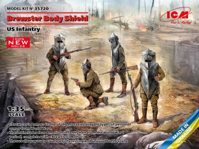ICM 35720 1:35 Brewster Body Shield, US Infantry (100% new molds)