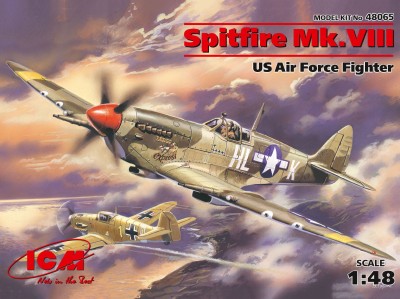 ICM 48065 1:48 Spitfire Mk .VIII US Air Force Fighter