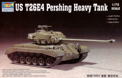 TRUMPETER 07287 1:72 US T26E4 Pershing Heavy Tank