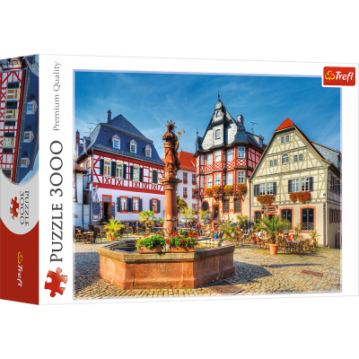 PUZZLE 3000 el. TREFL 33052 Rynek w Heppenheim, Niemcy