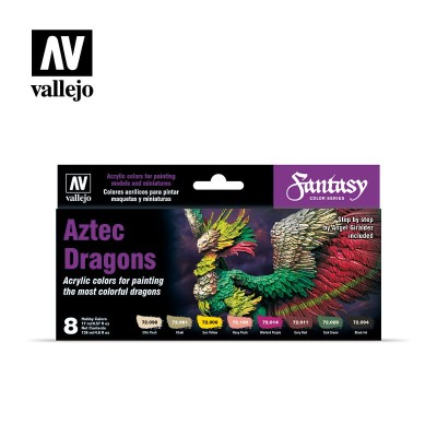 VALLEJO 72306 Aztec Dragons [PAINT SET]