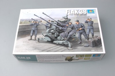 TRUMPETER 02309 1:35 German Flak38 2cm Quadruple AA Gun