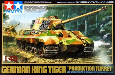 TAMIYA 32536 1:48 German King Tiger "Production Turret"