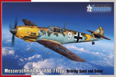 SPECIAL HOBBY 72462 1:72 Messerschmitt Bf 109E-7 Trop "Braving Sand and Snow"