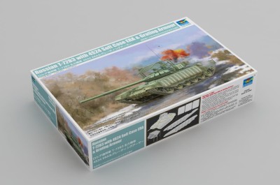 TRUMPETER 09610 1:35 Russian T-72B3 with 4S24 Soft Case ERA & Grating Armour 