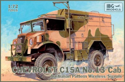 IBG 72015 1:72 Chevrolet C.15A No.13 Cab Australian Pattern Wireless / Signals