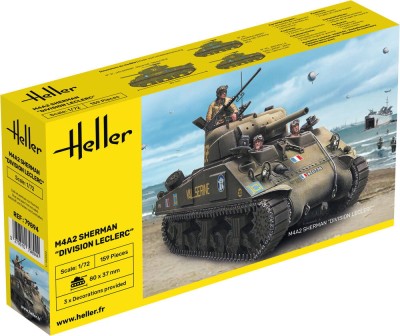 HELLER 79894 1:72 M4A2 Sherman "Division Leclerc"