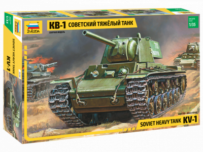 ZVEZDA 3539 1:35 KV-1 Soviet Heavy Tank