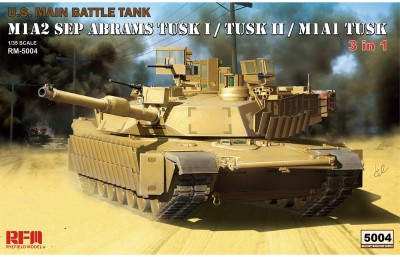 Rye Field Model RM5004 1:35 M1A2 SEP Abrams TUSK I/II 3 in 1