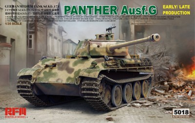 Rye Field Model RM5018 1:35 Panther Ausf.G Early/Late Prod.