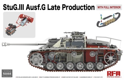 Rye Field Model RM5088 1:35 StuG.III Ausf.G Late Production (Full Interior)