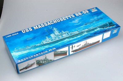 TRUMPETER 05306 1:350 USS MASSACHUSETTS BB-59