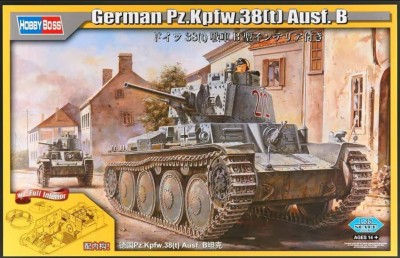HOBBY BOSS 80141 1:35 German Panzer Kpfw.38(t) Ausf.B w/ Full Interior