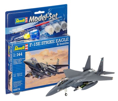 REVELL 63972 1:144 F-15E Strike Eagle & bombs [MODEL SET]
