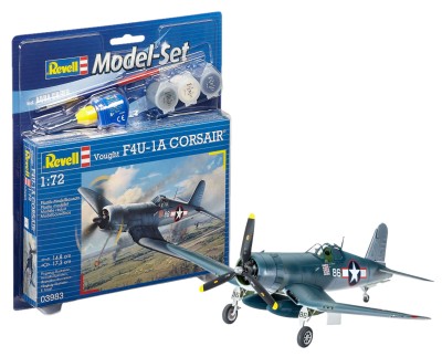 REVELL 63983 1:72 VOUGHT F4U-1A CORSAIR [MODEL SET]