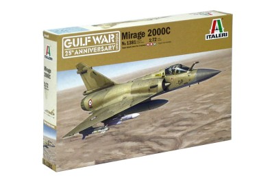 ITALERI 1381 1:72 MIRAGE 2000C - GULF WAR 25th ANNIVERSARY