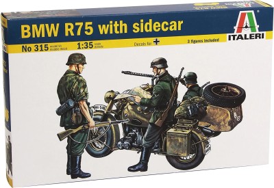 ITALERI 0315 1:35 BMW R75 with sidecar