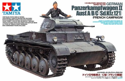TAMIYA 35292 1:35 German Panzer II Ausf.A/B/C (Sd.Kfz.121) (French Campaign)