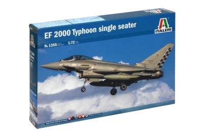 ITALERI 1355 1:72 Eurofighter 2000 TYPHOON single seater