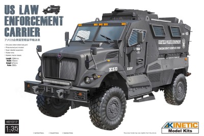KINETIC 61017 1:35 US Law Enforcement Carrier