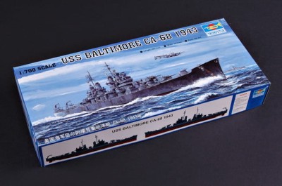 TRUMPETER 05724 1:700 USS Baltimore CA-68 1943