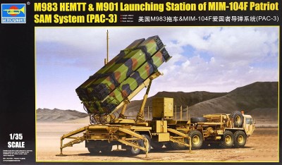 TRUMPETER 01037 1:35 M983 HEMTT&M901 Launching Station of MIM-104F0 Patriot SAM System (PAC-3)
