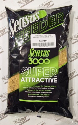 ZANĘTA SENSAS FEEDER 3000 SUPER ATTRACTIVE 1kg #437114