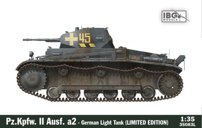 IBG 35083L 1:35 Pz.Kpfw. II Ausf. a2 - German Light Tank [LIMITED edition]