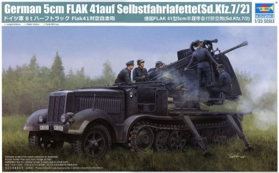 TRUMPETER 09513 1:35 German 5cm FLAK 41 auf Selbstfahrlafette (Sd.Kfz.7/2)