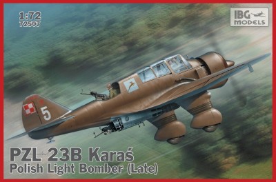 IBG 72507 1:72 PZL 23B Karaś - Polish Light Bomber (Late)