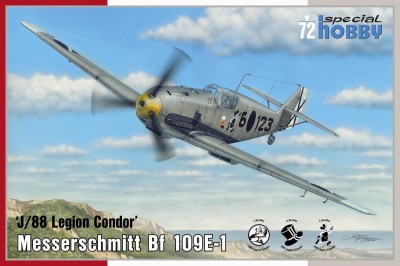 SPECIAL HOBBY 72459 1:72 Messerschmitt Bf 109E-1 'J/88 Legion Condor'