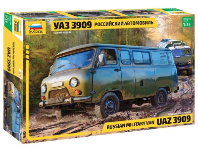 ZVEZDA 3644 1:35 Russian Military Van UAZ 3909
