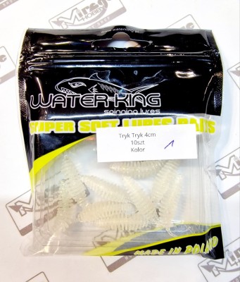 WATER KING TRYK TRYK 4cm - KOLOR nr  1 (op. 10szt) 