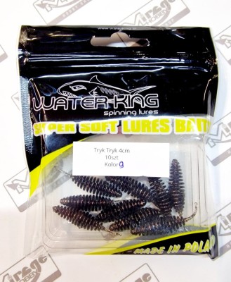 WATER KING TRYK TRYK 4cm - KOLOR nr  9 (op. 10szt) 